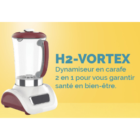 H2-Vortex - Dynamiseur en carafe 2 en 1