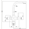 Robinet 3 voies Robinet 3 voies