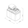 Adoucisseur Purificateur Premium Clack 10L, 15L et 20L Adoucisseur Purificateur Premium Clack 10L, 15L et 20L