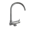 Robinet 3 voies pliable en nickel brossé Robinet 3 voies pliable en nickel brossé