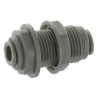 Raccord droit traverse paroi 3/8 fileté - 1/4 femelle Raccord droit traverse paroi 3/8 fileté - 1/4 femelle